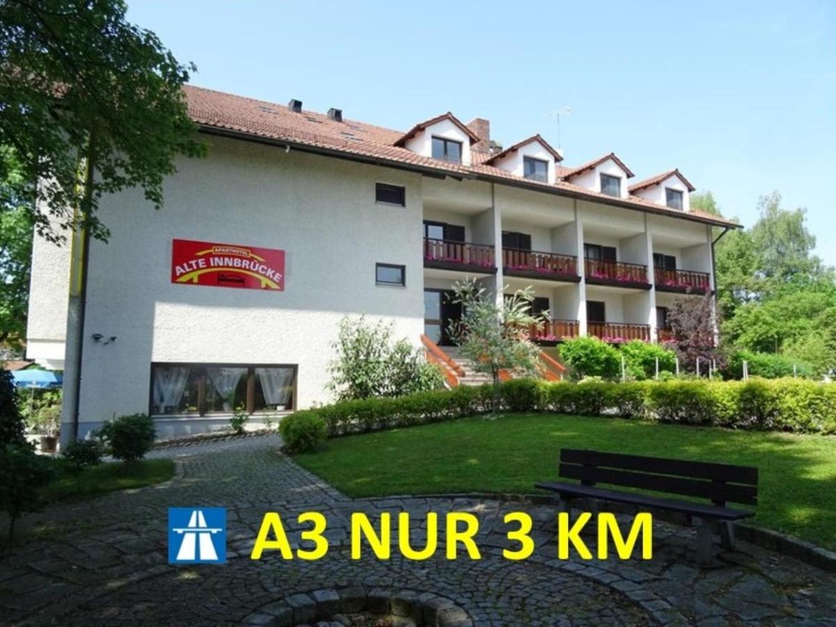 Apparthotel Alte Innbruecke-24Std-Self-Check In Neuhaus am Inn Eksteriør billede